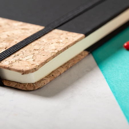 Bloco de Notas A5 com cortiça Personalizado – Brindes Promocionais Fusion Print