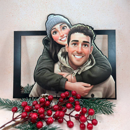 Moldura Personalizada Cartoon 3D | Molduras Personalizadas da Fusion Print