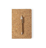 Conjunto Caderno A5 e caneta Cortiça Natalício | Presentes Personalizados de Natal Fusion Print