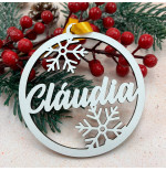 Bolas de Natal Personalizadas em MDF | Personalizados de Natal da Fusion Print