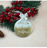 Bolas de Natal Personalizadas em Acrílico espelho | Personalizados de Natal da Fusion Print