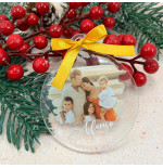 Bolas de Natal Personalizadas em Acrílico espelho | Personalizados de Natal da Fusion Print