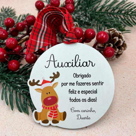 Bolas de Natal Personalizadas em MDF | Personalizados de Natal da Fusion Print