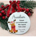 Bolas de Natal Personalizadas em MDF | Personalizados de Natal da Fusion Print