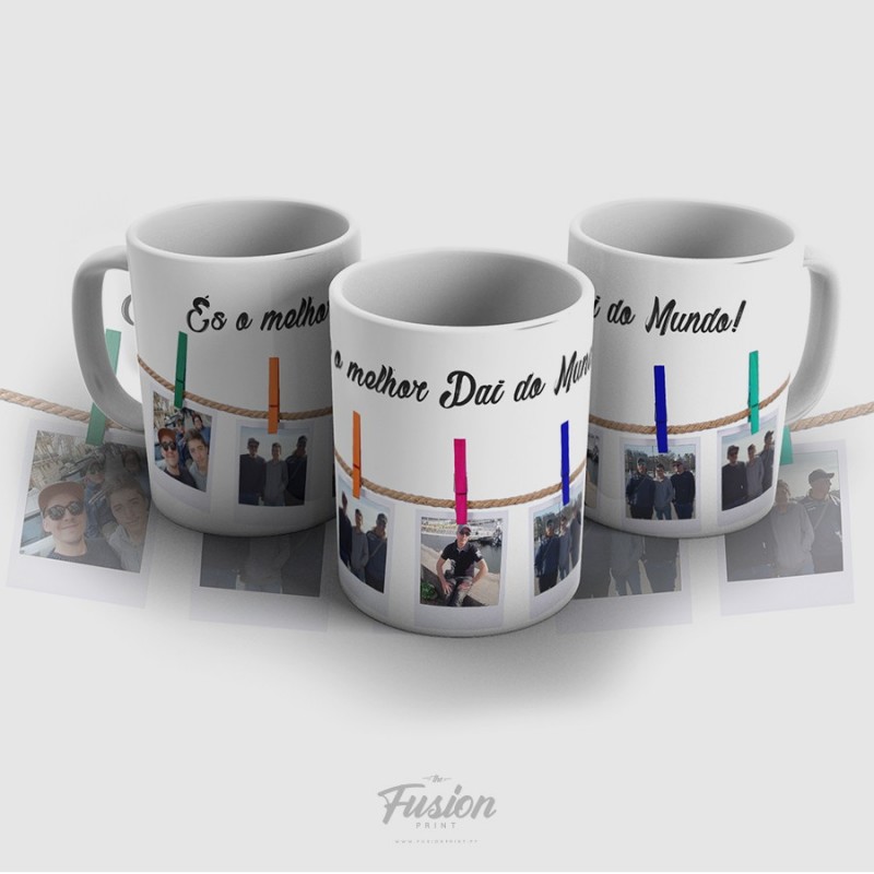 Caneca Fotos Polaroid