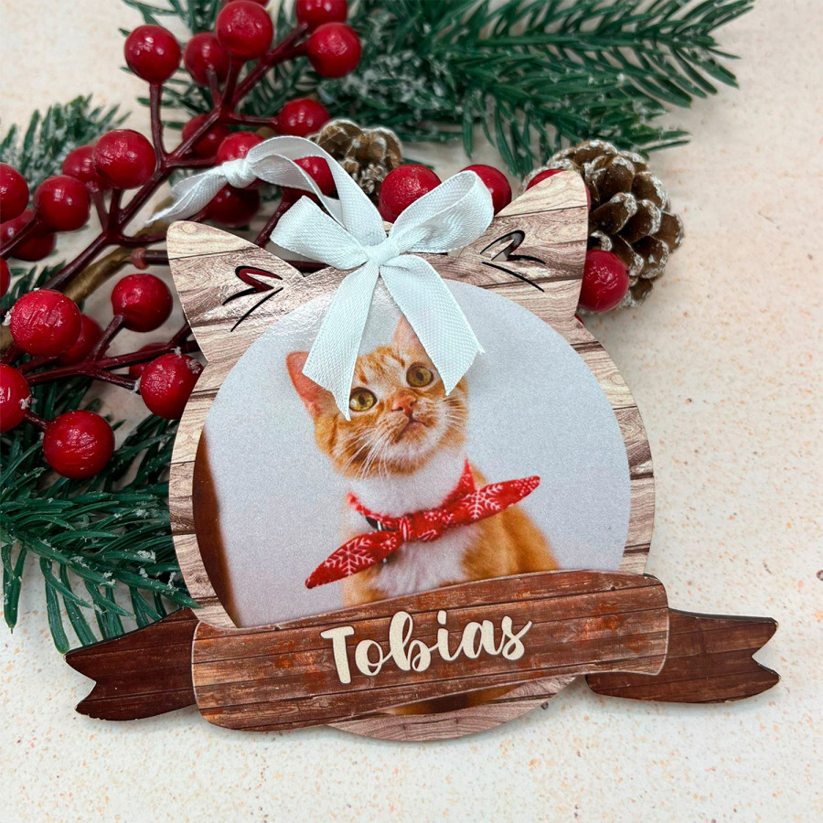Bolas de Natal Personalizadas em MDF | Personalizados de Natal da Fusion Print