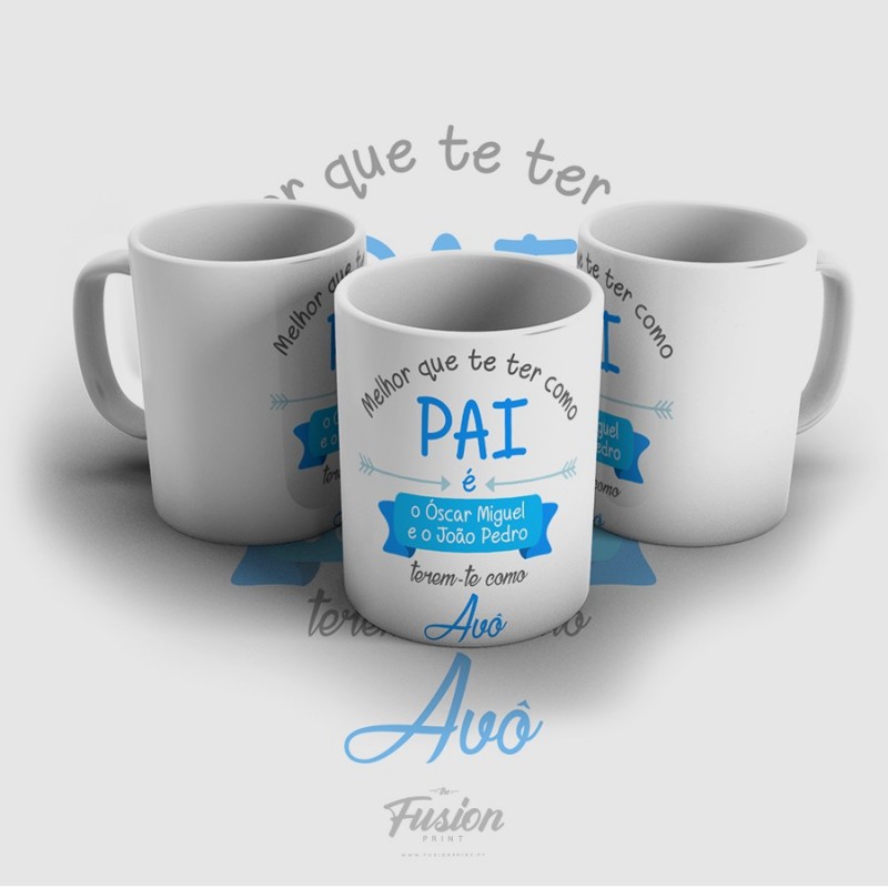 Caneca Melhor que te ter como Pai