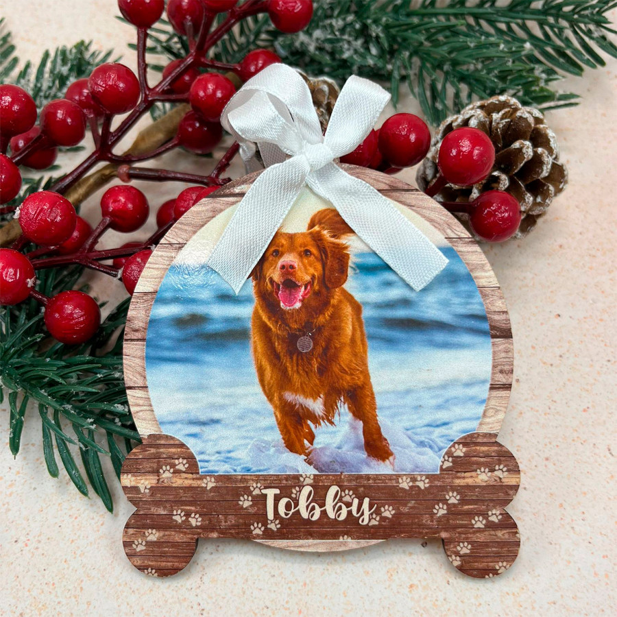Bolas de Natal Personalizadas em MDF | Personalizados de Natal da Fusion Print