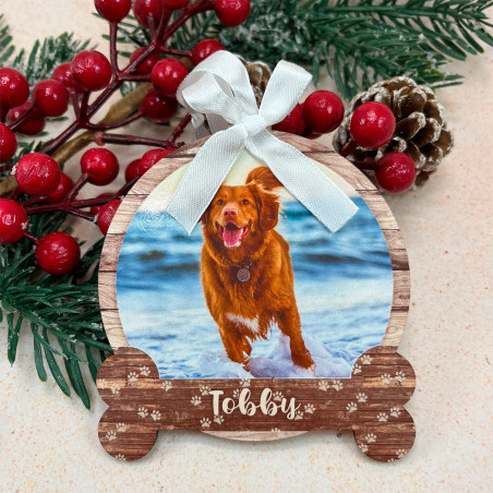 Bolas de Natal Personalizadas em MDF | Personalizados de Natal da Fusion Print