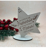 Estrela de Natal com base em MDF | Personalizados de Natal da Fusion Print