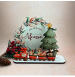Centro de Mesa de Natal em MDF | Personalizados de Natal da Fusion Print