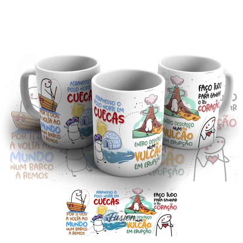 Caneca Faço tudo por ti