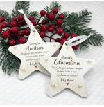 Estrela de Natal Personalizada em MDF | Personalizados de Natal da Fusion Print