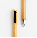 Conjunto de Esferográfica e Lápis em Bambu | Presentes Personalizados de Natal Fusion Print