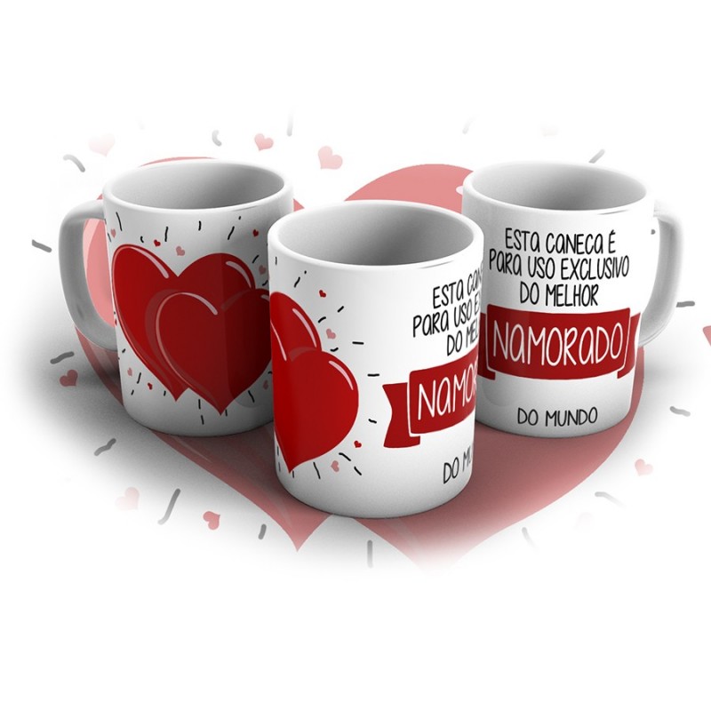 Caneca Exclusiva do/a melhor Namorado/a