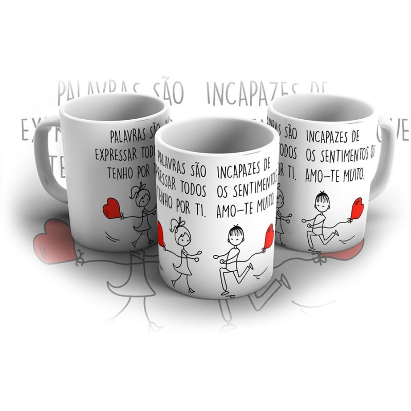 Caneca Palavras para quê