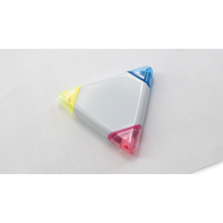 Conjunto de Marcadores Fluorescente Triangular Personalizável- Brindes Corporativos e Eventos Fusion Print