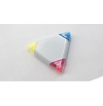 Conjunto de Marcadores Fluorescente Triangular Personalizável- Brindes Corporativos e Eventos Fusion Print