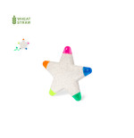 Conjunto de Marcadores Fluorescente Formato Estrela Personalizável- Brindes Corporativos e Eventos Fusion Print