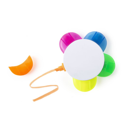 Marcadores Fluorescentes 5 em 1 Personalizável- Brindes Corporativos e Eventos Fusion Print