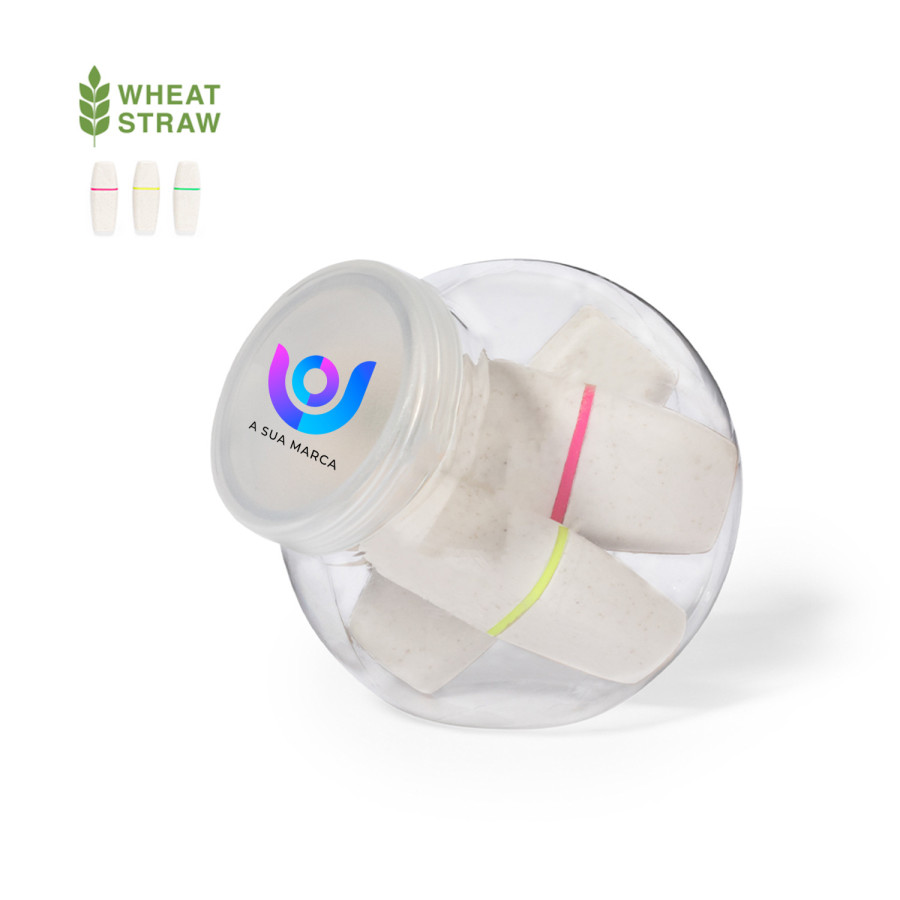 Conjunto de Marcadores Florescentes Personalizável- Brindes Corporativos e Eventos Fusion Print