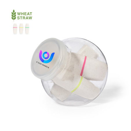 Conjunto de Marcadores Florescentes Personalizável- Brindes Corporativos e Eventos Fusion Print