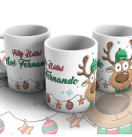 Caneca de Cerâmica 35cl Natal- Presentes e Decoração de Natal | Fusion Print