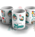 Caneca de Cerâmica 35cl Natal- Presentes e Decoração de Natal | Fusion Print