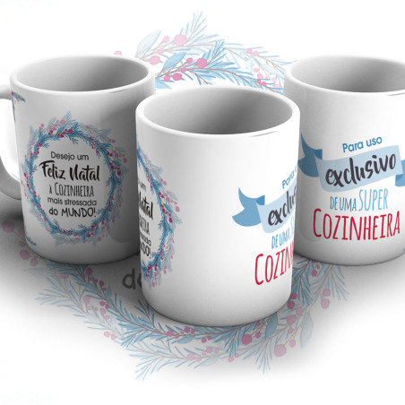 Caneca de Cerâmica 35cl Natal- Presentes e Decoração de Natal | Fusion Print