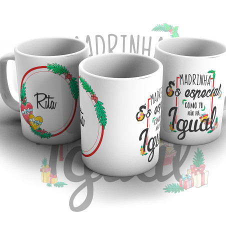 Caneca de Cerâmica 35cl Natal- Presentes e Decoração de Natal | Fusion Print