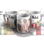 Caneca de Cerâmica 35cl Natal- Presentes e Decoração de Natal | Fusion Print
