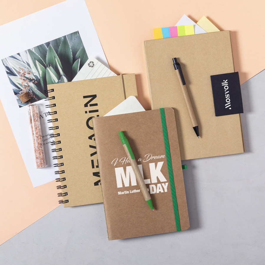 Conjunto Caderno A5 e caneta Personalizado – Brindes Promocionais Fusion Print