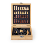 Jogo de Xadrez com acessórios de vinho Personalizados Premium da Fusion Print