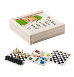 Conjunto de jogos de tabuleiro personalizado Premium da Fusion Print