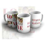 Caneca de Cerâmica 33cl Dia dos Namorados- Presente Personalizado | Fusion Print